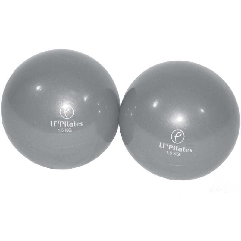 Powernet Lot de 6 balles d'entraînement lestées de frappe de 8,1 cm | Noir