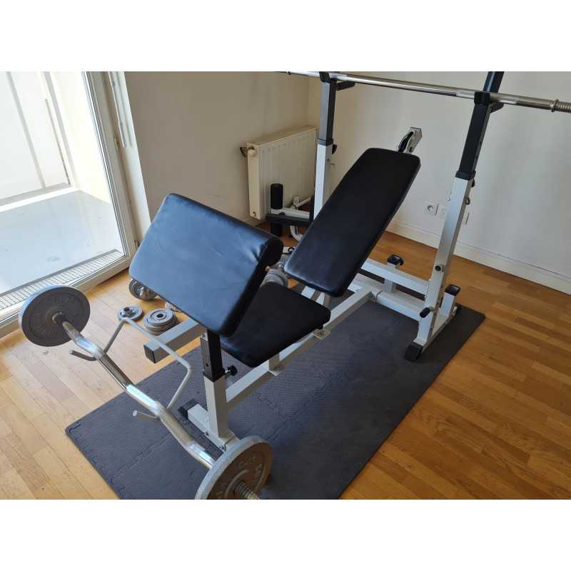 Gorilla Sports - Banc de Musculation Universel Noir Gs005