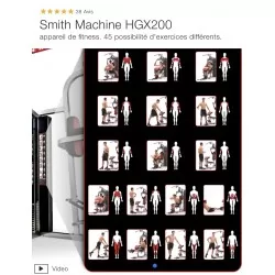 SMITH MACHINE SPORTSTECH complète + protection sol offert