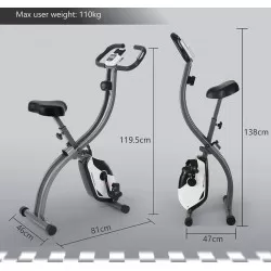Vélo d’appartement pliable