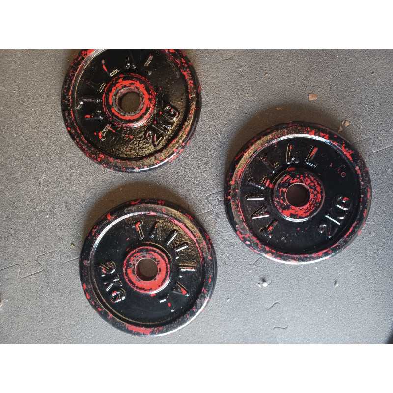 Poids et barres de muscu d’occasion à petit prix