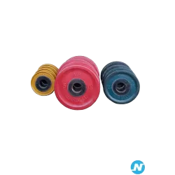 lot de 20 disques musculation caoutchouc
