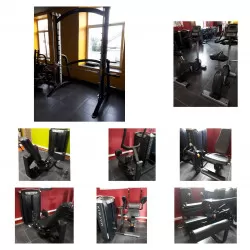 LOT DE MATERIEL DE FITNESS ET MUSCULATION MATRIX