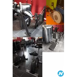 LOT DE MATERIEL DE FITNESS ET MUSCULATION MATRIX