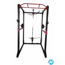 Rack squat + poulies