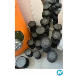 lot haltères technogym