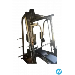 MACHINE MULTISTATION - MUSCULATION ACIER - MD9010G NOIR