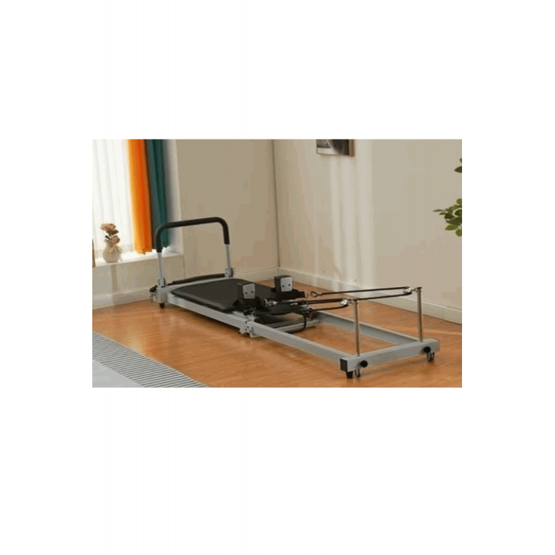 Reformer Pilates Wunder F1 - Pliable - Bois D'Érable - 5 Ressorts - Pour Maison/Studio