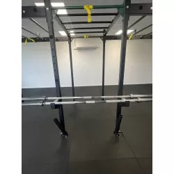 Barre olympique de musculation chromée 20kg