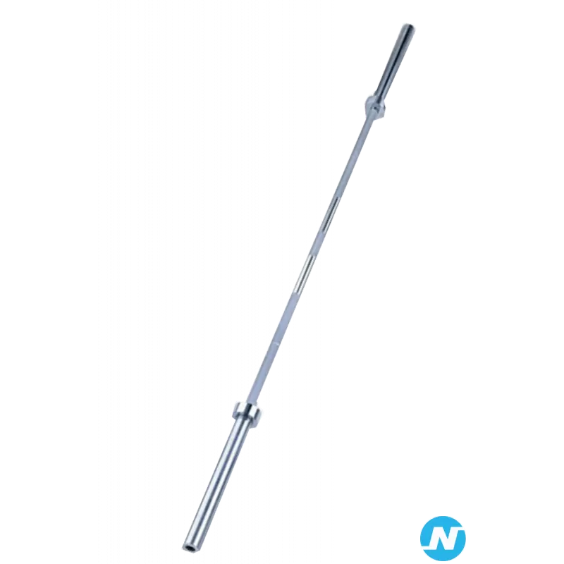 Barre olympique de musculation chromée 20kg